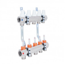 Колектор Icma 1" 5 виходів, з витратомірами №K013