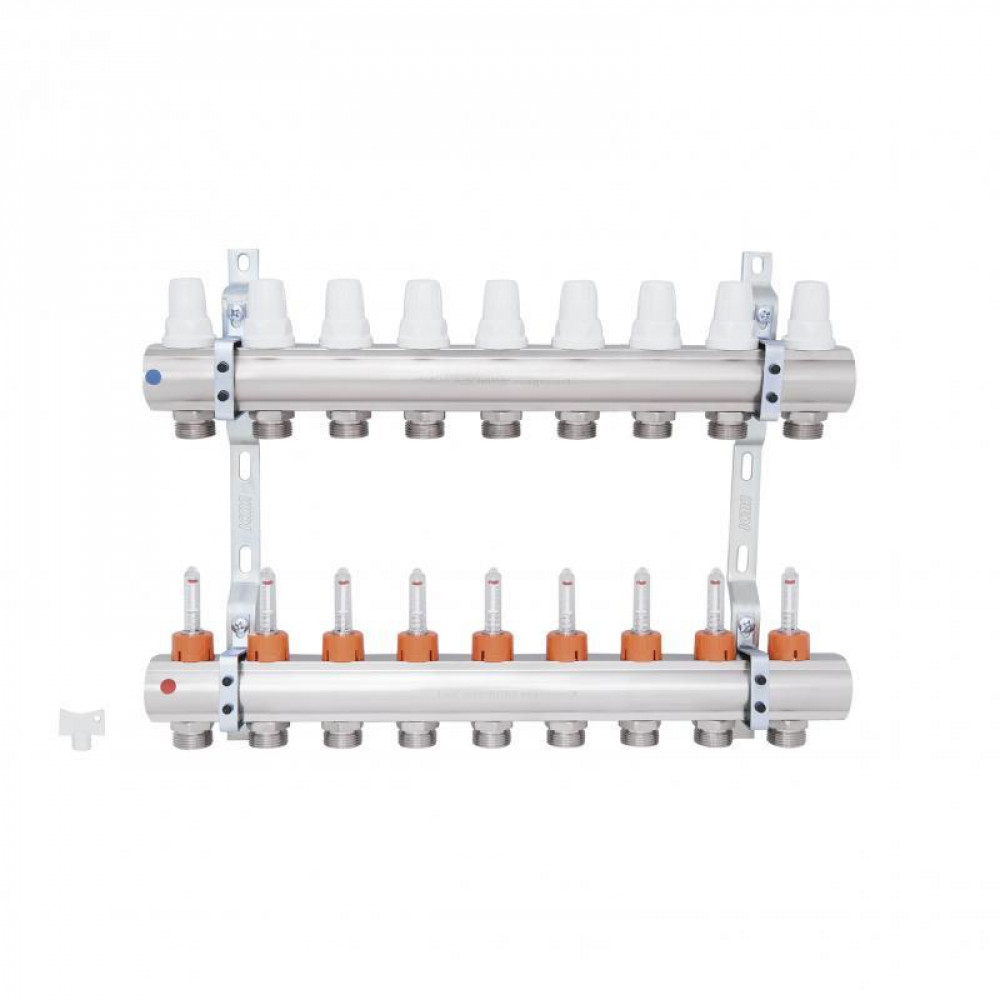 Колектор Icma 1" 9 виходів, з витратомірами №K013 SD00005246