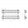 Коллектор Icma 1" 12 выходов, с расходомерами №K013 SD00005251