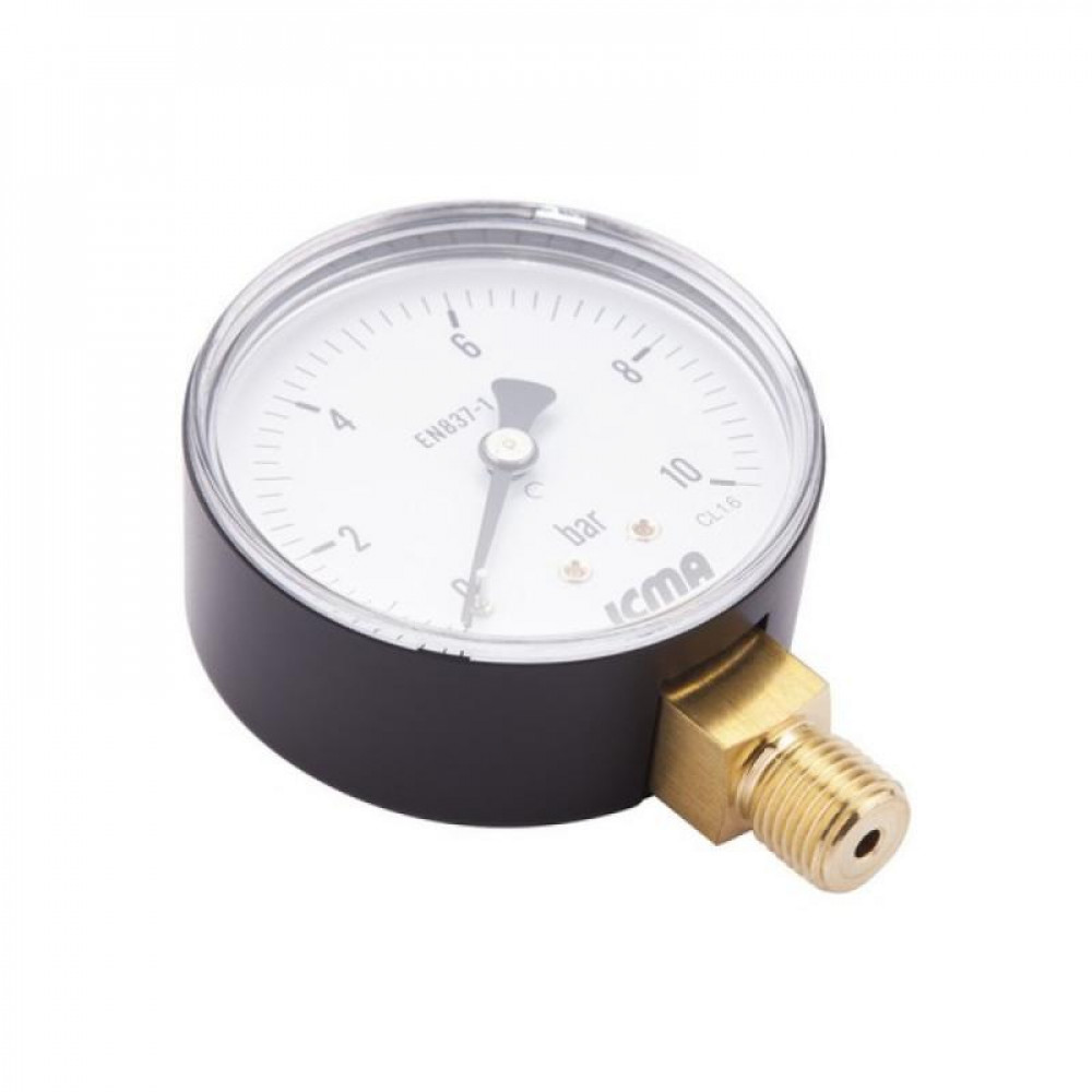 Манометр Icma 1/4" 0-6 бар, нижнє підключення №244 SD00006089