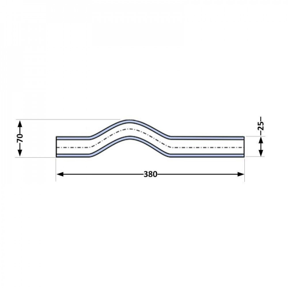 Обвід довгий PPR Blue Ocean 25 SD00006722