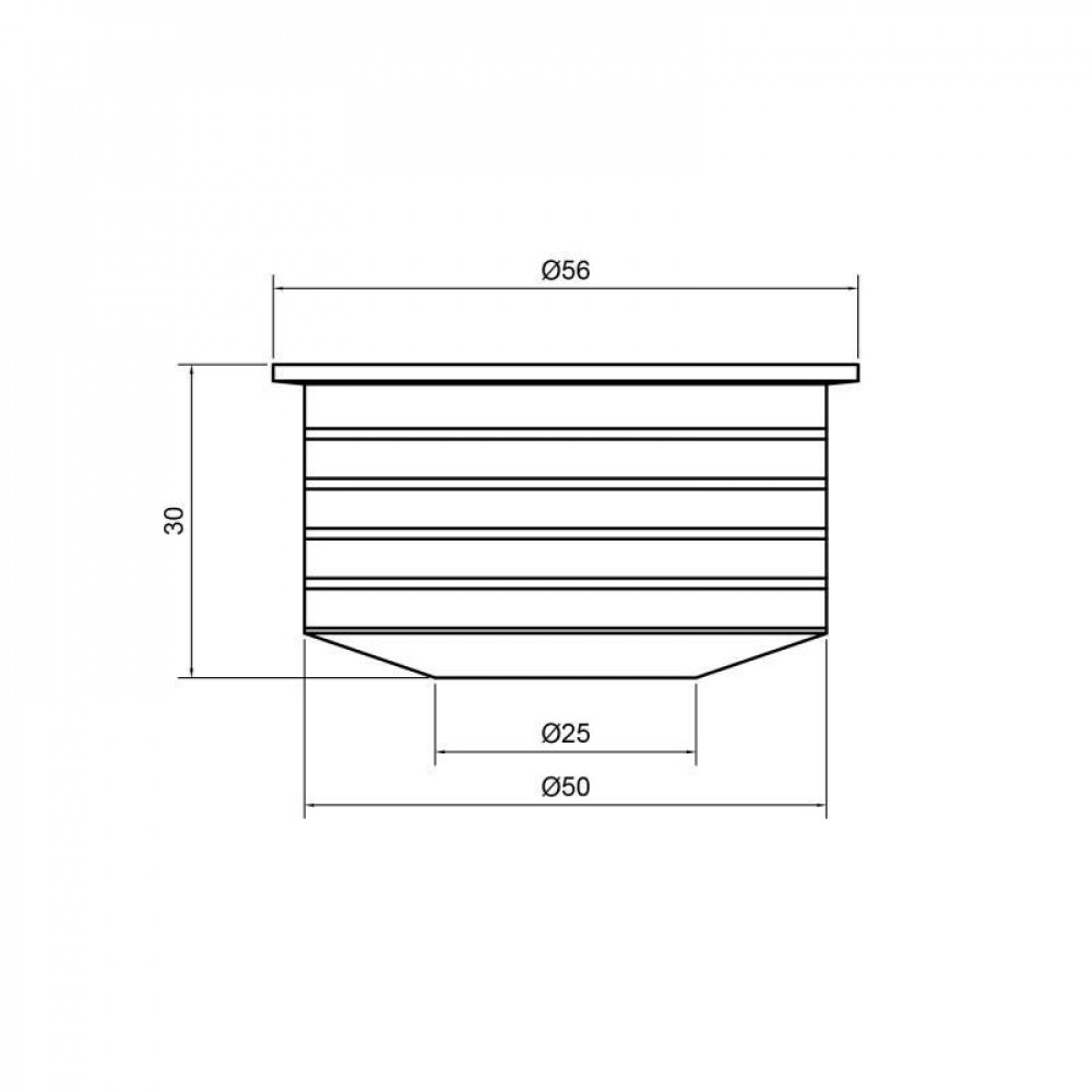 Перехід каналізаційний TA Sewage 50х25 SD00007054