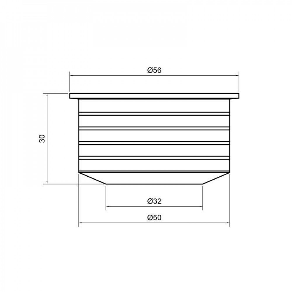Перехід каналізаційний Інтерпласт 50х32 SD00007055