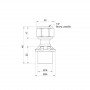 Перехідник прес Icma 16х1/2" ВР з накидною гайкою №415 SD00007070