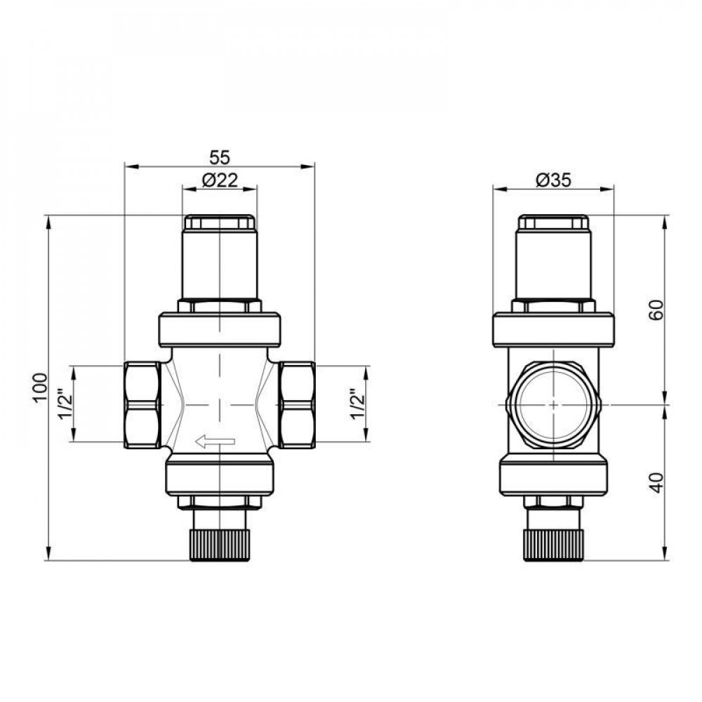 Редуктор Icma 1/2" №247 SD00008041