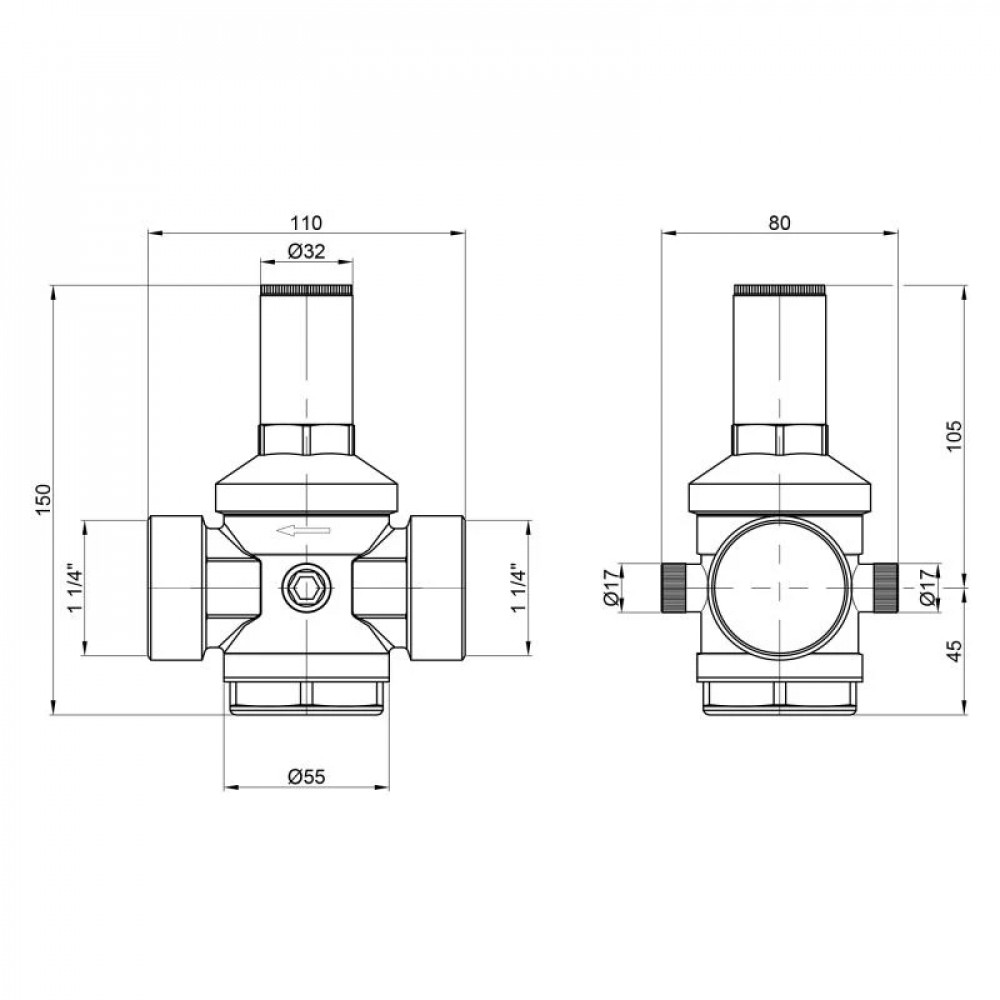 Редуктор Icma 1" 1/4 №246 SD00008054