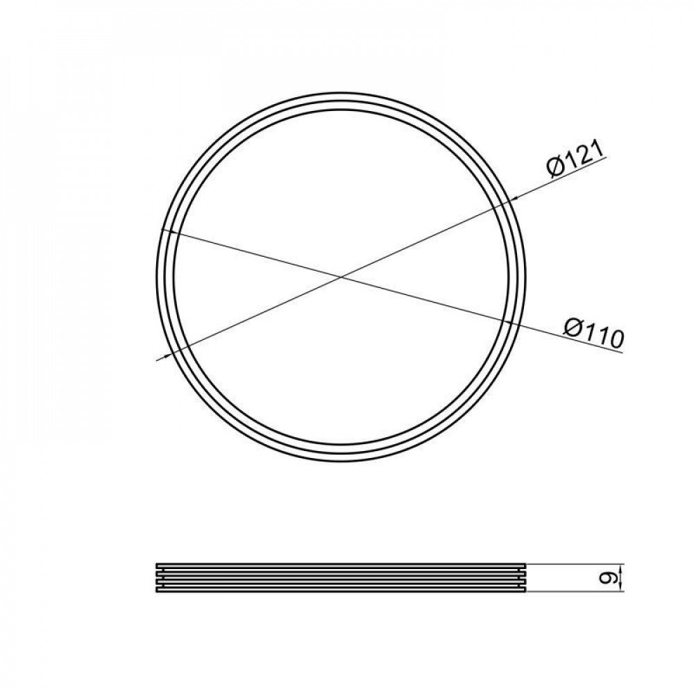 Резинка ущільнювальна TA Sewage 110 SD00008081