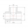 Тройник PPR Blue Ocean 110 SD00009205