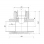 Трійник PPR Blue Ocean 25х1/2"х25 ВР SD00009244