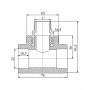Трійник PPR Blue Ocean 32х1"х32 ЗР SD00009253