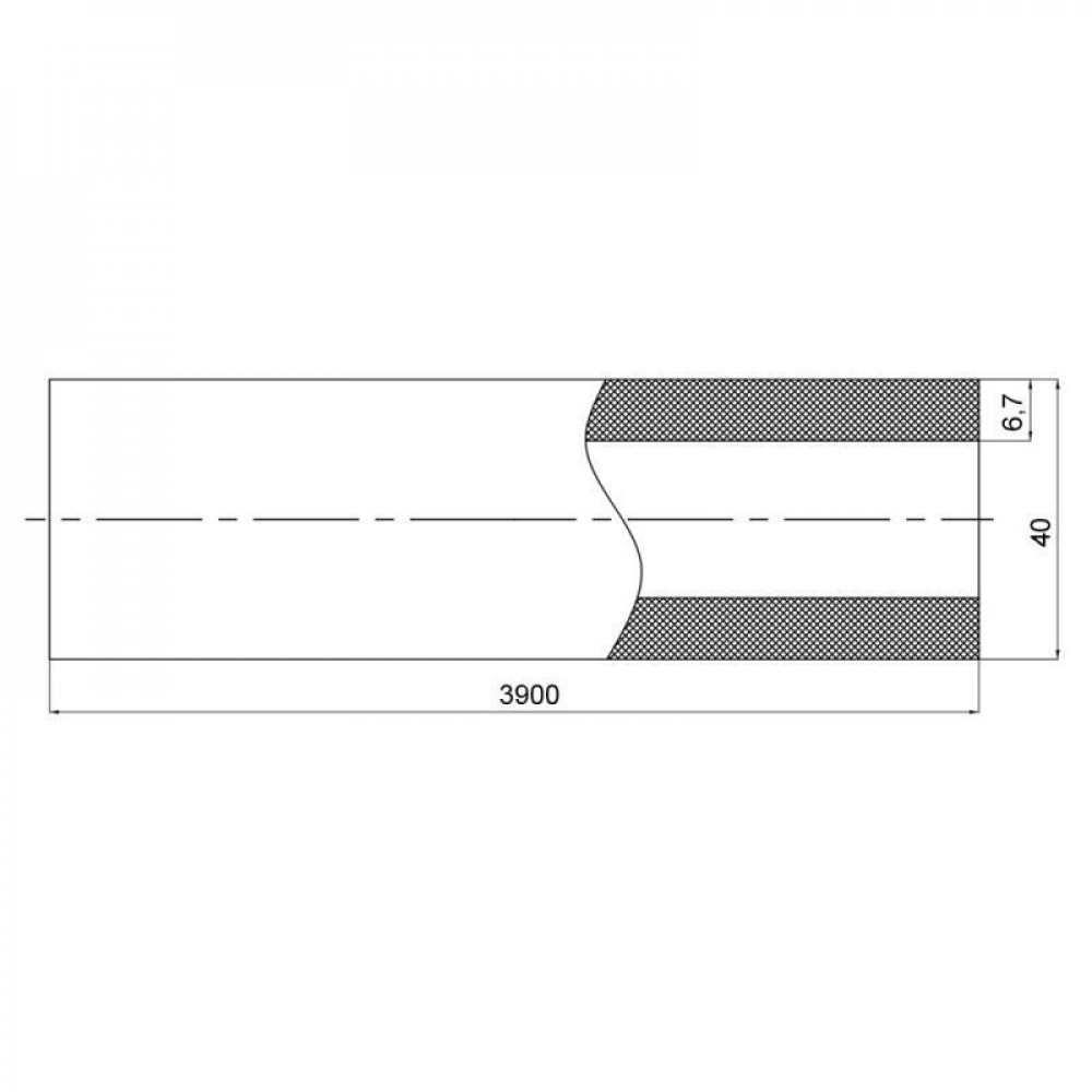 Труба PPR Blue Ocean 40х6,7 SD00009453