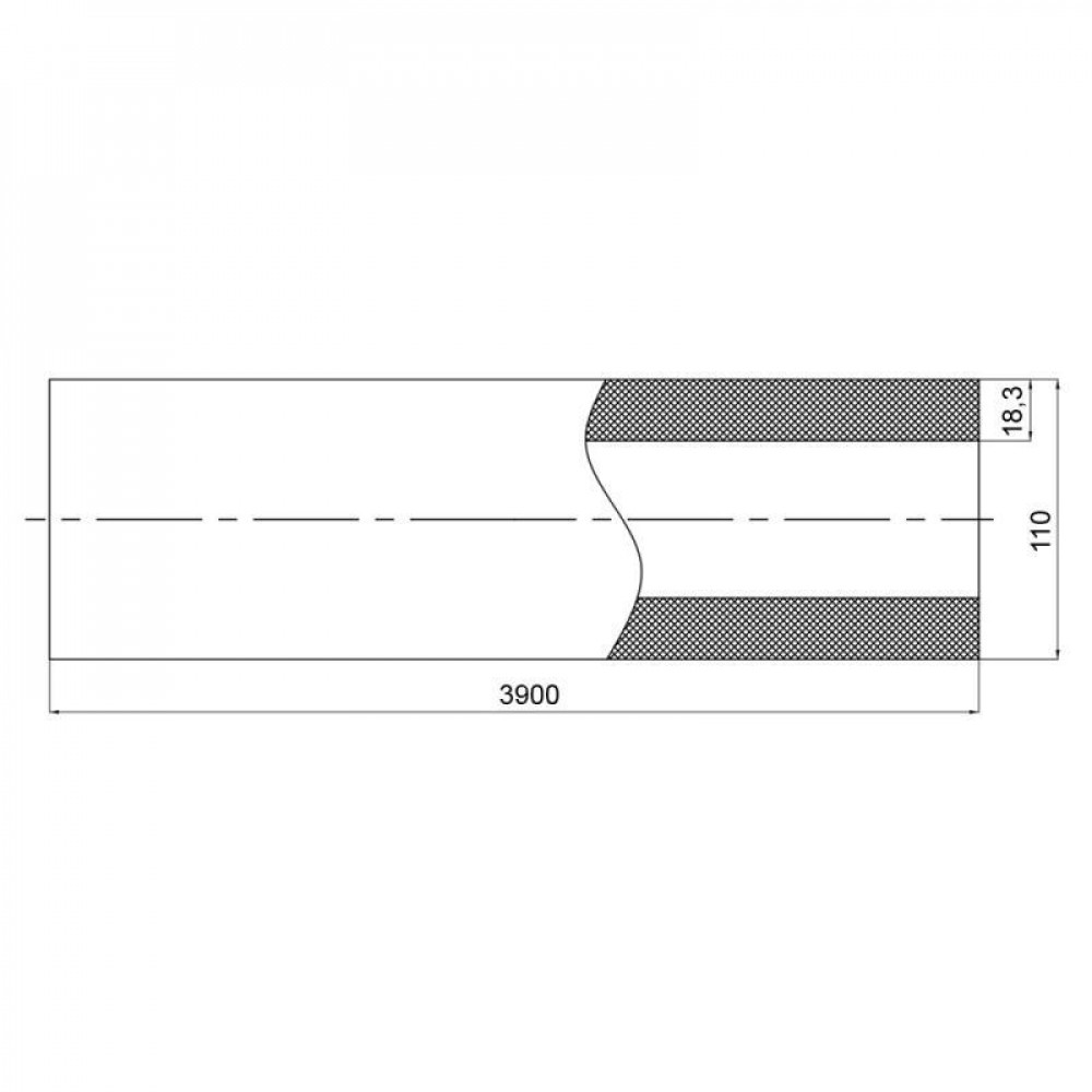 Труба PPR Blue Ocean 110х18,3 SD00009466