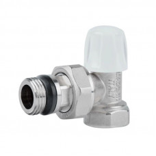 Кран радіаторний Icma 1/2" з антипротіканням кутовий без ручки №805+940