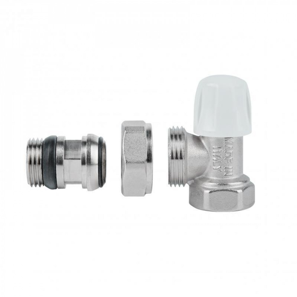 Кран радіаторний Icma 1/2" з антипротіканням кутовий без ручки №805+940 SD00017976