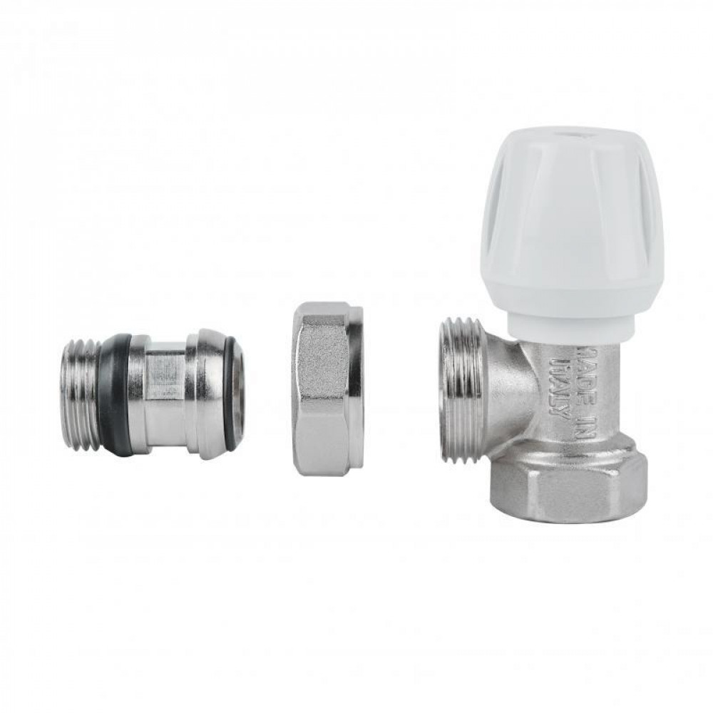 Кран радіаторний Icma 1/2" з антипротіканням кутовий №803+940 SD00020435