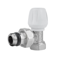 Кран радиаторный Icma 1/2" с антитечкой угловой №803+940