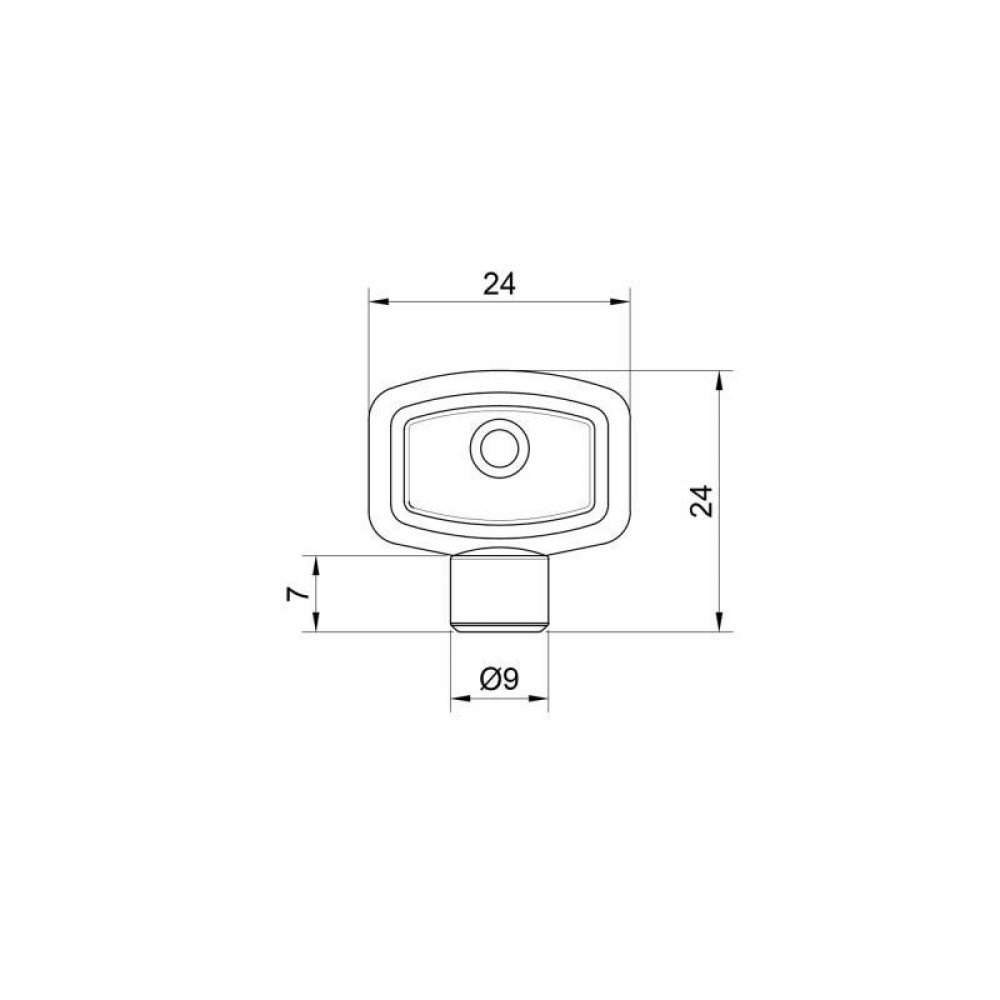 Ключ металевий Icma для крана Маєвського №718 SD00020636