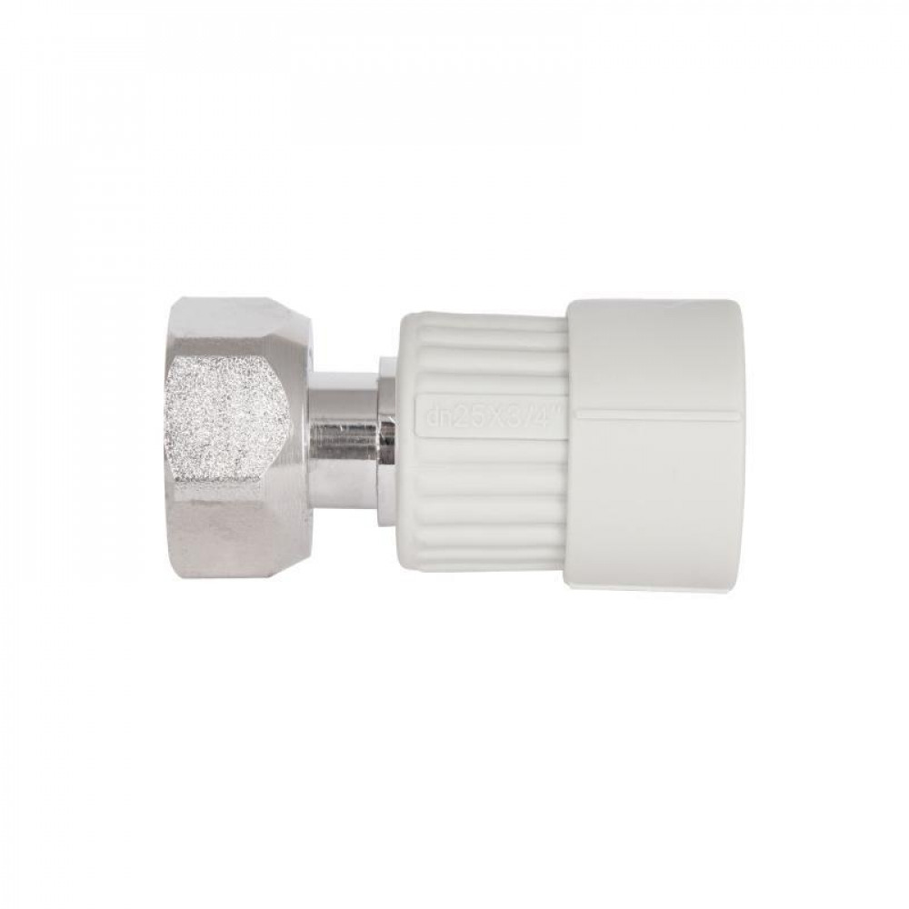 Муфта під Евроконус PPR з накидною гайкою Blue Ocean25х3/4" ВР з латунним штоком SD00020879