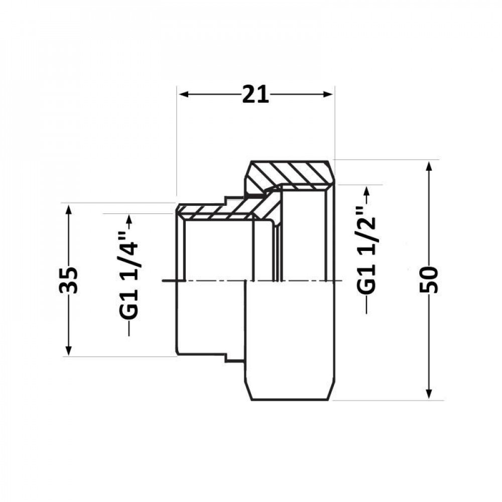 Гайки до циркуляційного насоса GRS 1 1/2" SD00022065