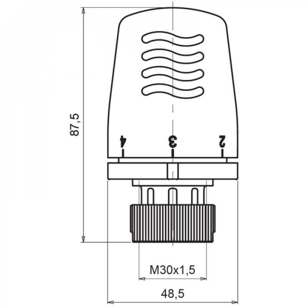 Термоголовка Icma 30х1,5 №1101 SD00022312