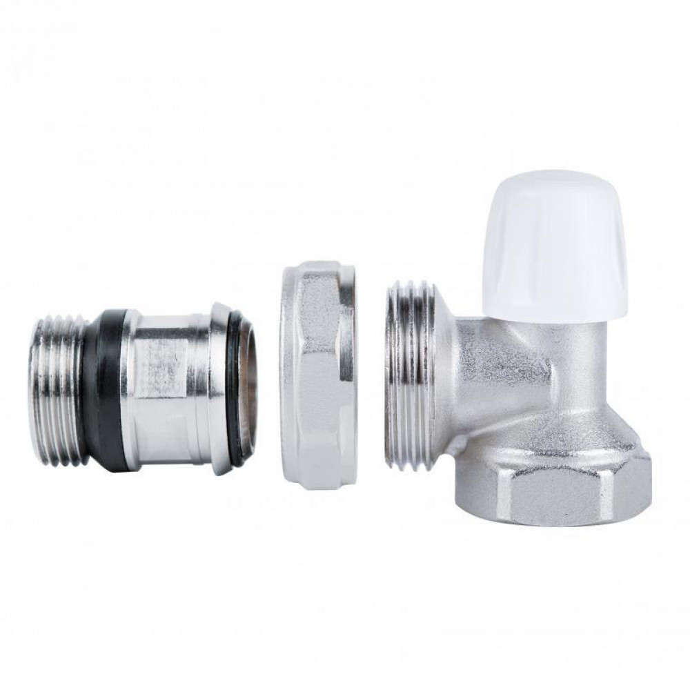 Кран радіаторний Icma 3/4" з антипротіканням кутовий без ручки №805+940 SD00023708