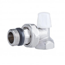 Кран радіаторний Icma 3/4" з антипротіканням кутовий без ручки №805+940