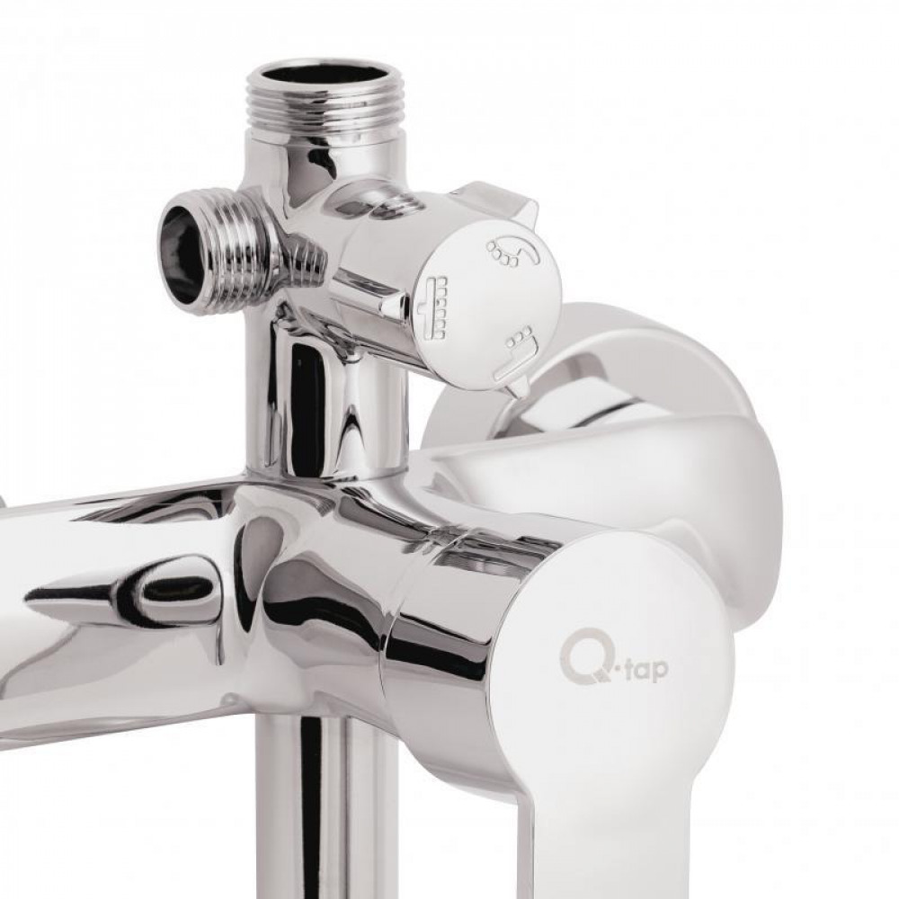 Душова система універсальна Qtap Plava на три споживача (з виливом) QT1004CRM Chrome SD00023728