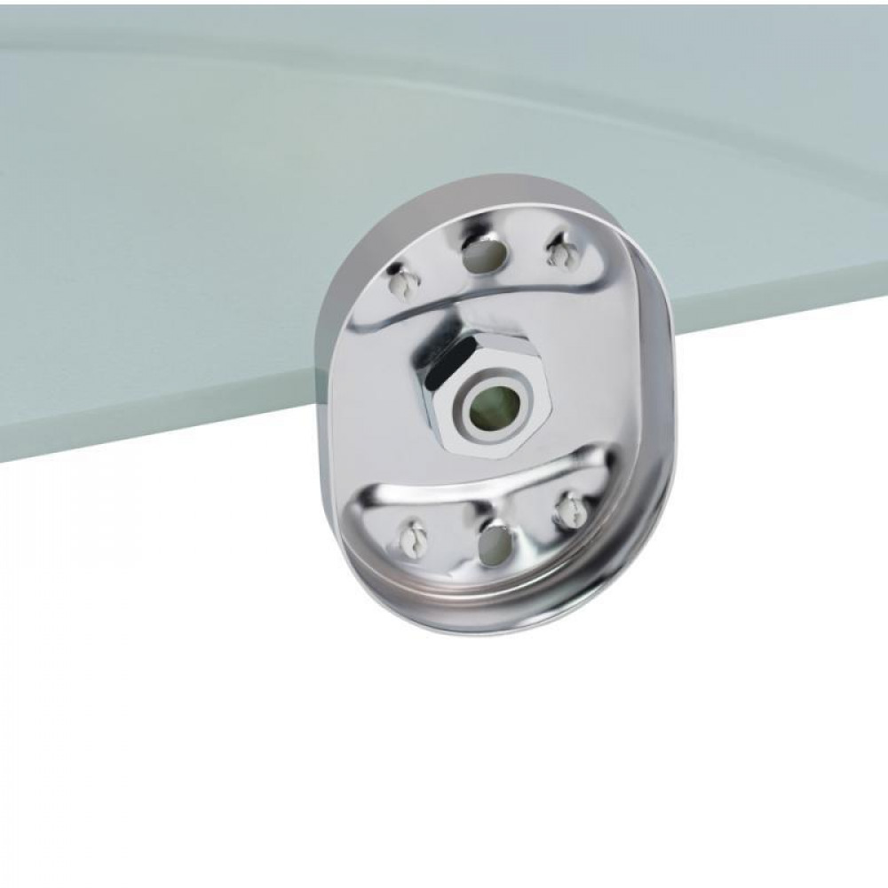 Полка угловая Lidz Oreo 1001 стеклянная LDORE1001CRM22180 Chrome SD00028277