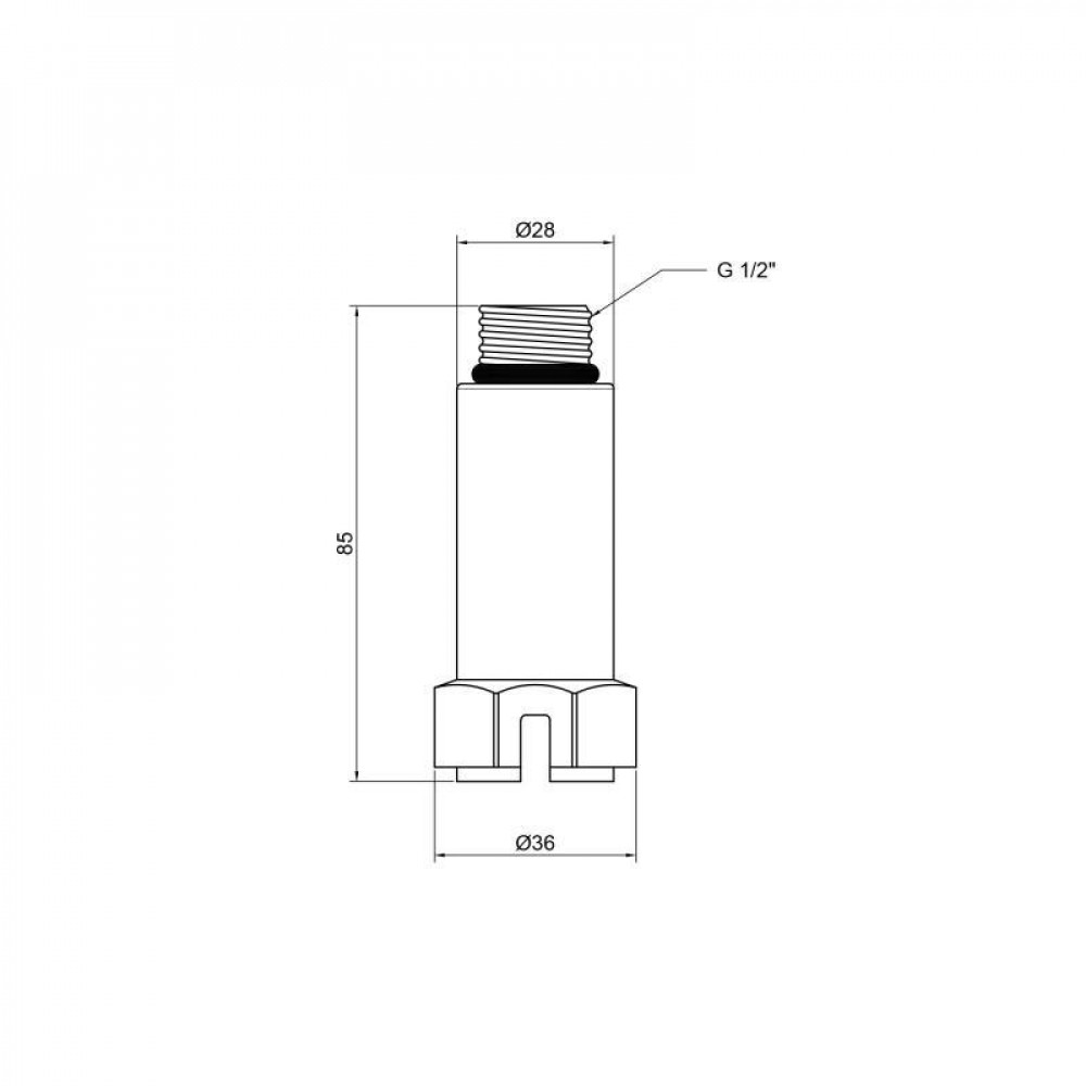 Заглушка "пробка" PPR Thermo Alliance 1/2" ЗР SD00029209