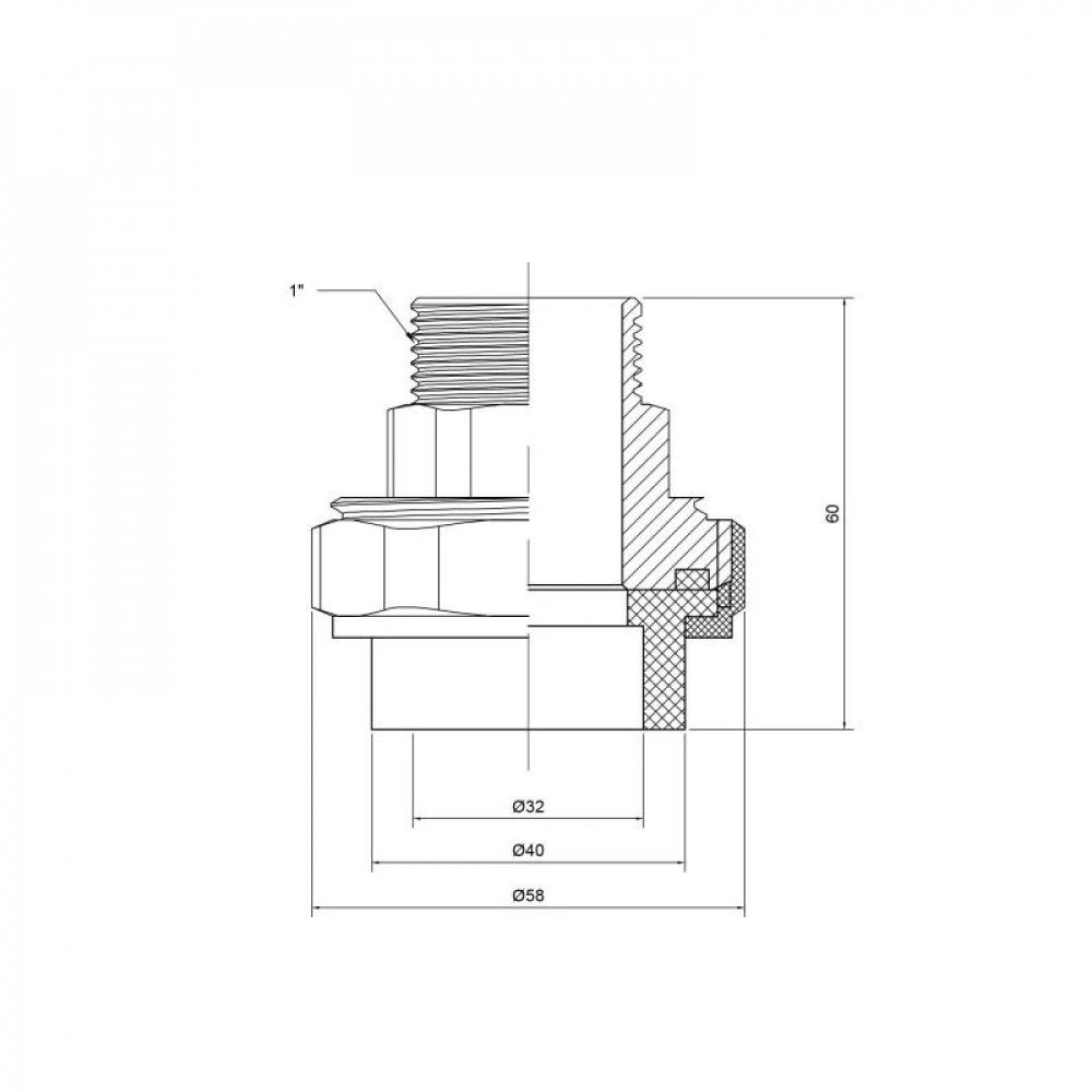 Згін "Американка" PPR Thermo Alliance 32х1" ЗР SD00029233