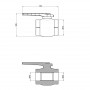 Кран шаровый PPR Thermo Alliance 40 SD00029245