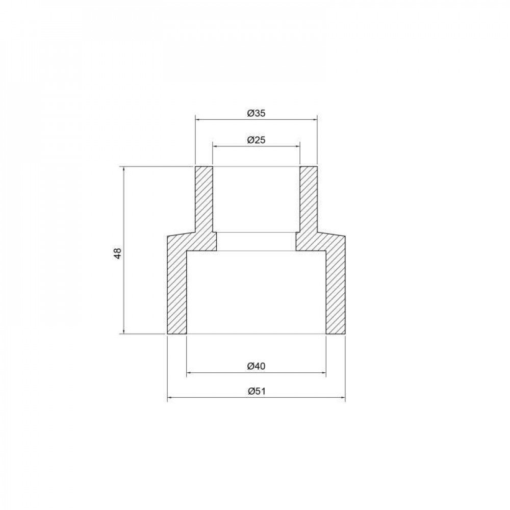 Муфта PPR Thermo Alliance 40х25 SD00029306