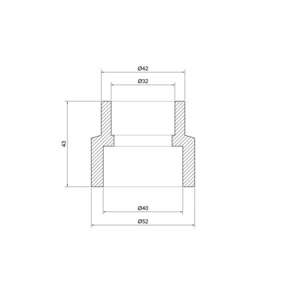 Муфта PPR Thermo Alliance 40х32 SD00029307