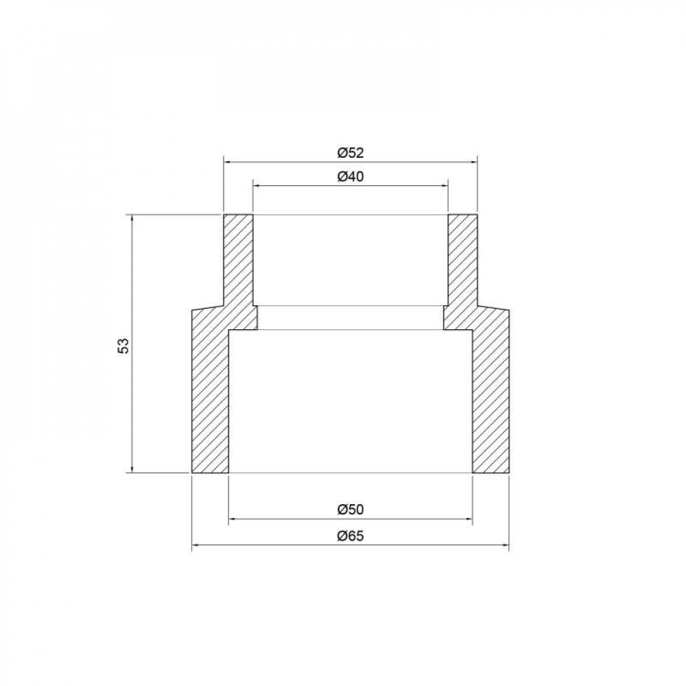 Муфта PPR Thermo Alliance 50х40 SD00029311