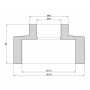 Муфта PPR Thermo Alliance 110х50 SD00029325