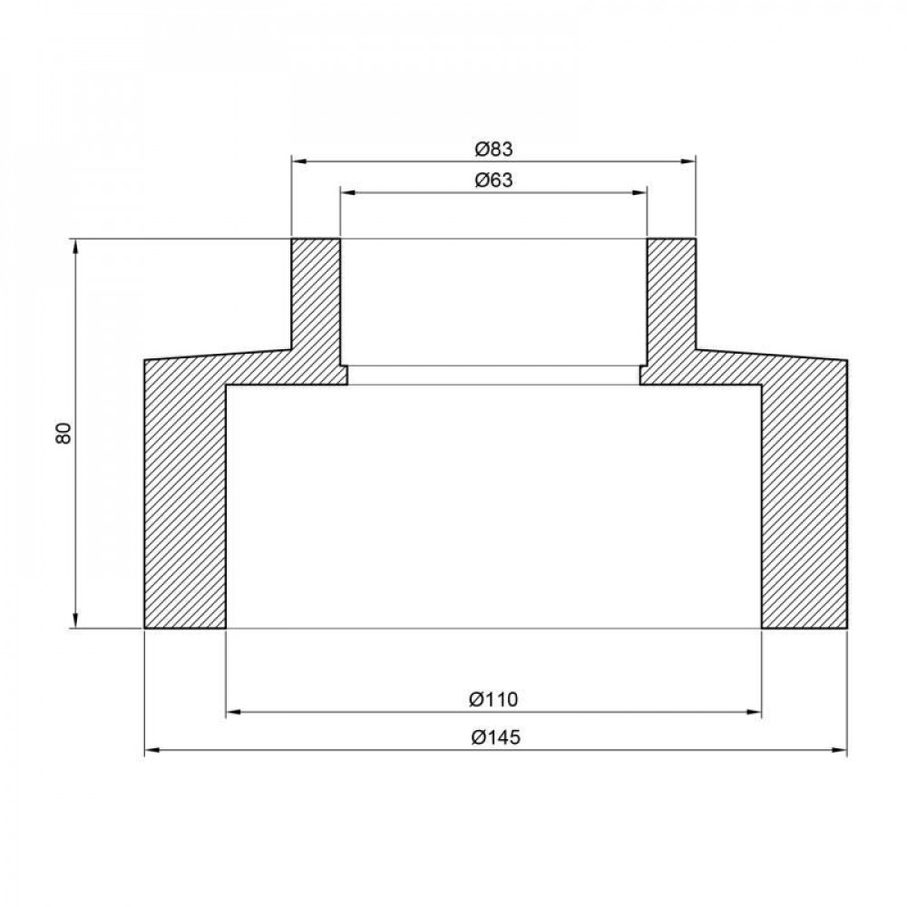 Муфта PPR Thermo Alliance 110х63 SD00029326