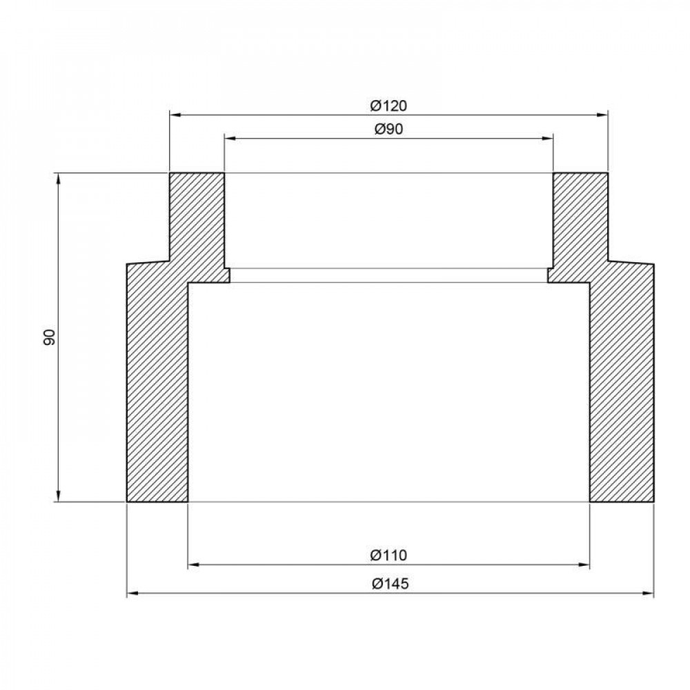 Муфта PPR Thermo Alliance 110х90 SD00029328