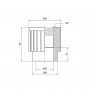 Муфта PPR Thermo Alliance 20х1/2" ВР SD00029329