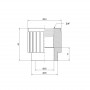 Муфта PPR Thermo Alliance 25х3/4" ВР SD00029331