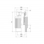Муфта PPR Thermo Alliance з накидною гайкою 20х1/2" SD00029343