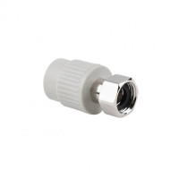 Муфта PPR Thermo Alliance з накидною гайкою 20х1/2"