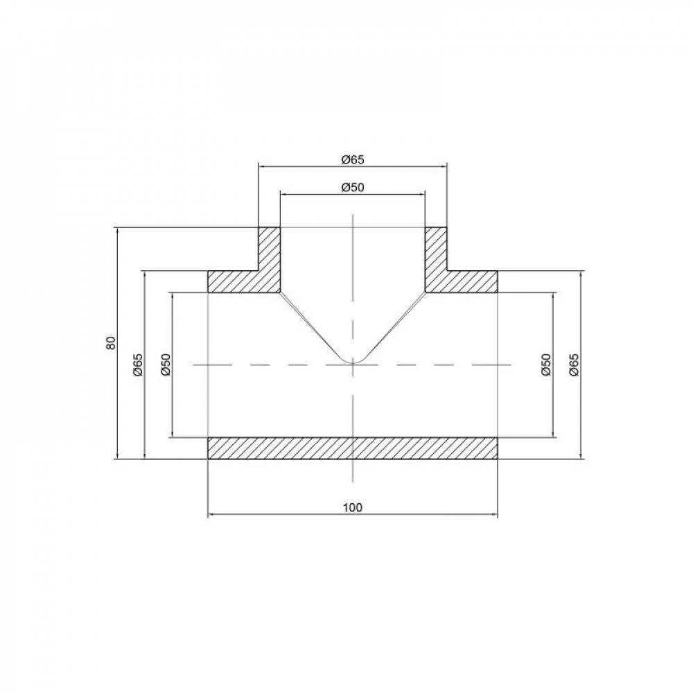 Трійник PPR Thermo Alliance 50 SD00029354