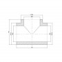 Трійник PPR Thermo Alliance 90 SD00029357