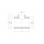 Трійник PPR Thermo Alliance 40х25х40 SD00029363