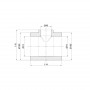 Трійник PPR Thermo Alliance 75х40х75 SD00029375
