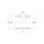 Трійник PPR Thermo Alliance 90х40х90 SD00029378