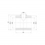 Трійник PPR Thermo Alliance 90х40х90 SD00029378