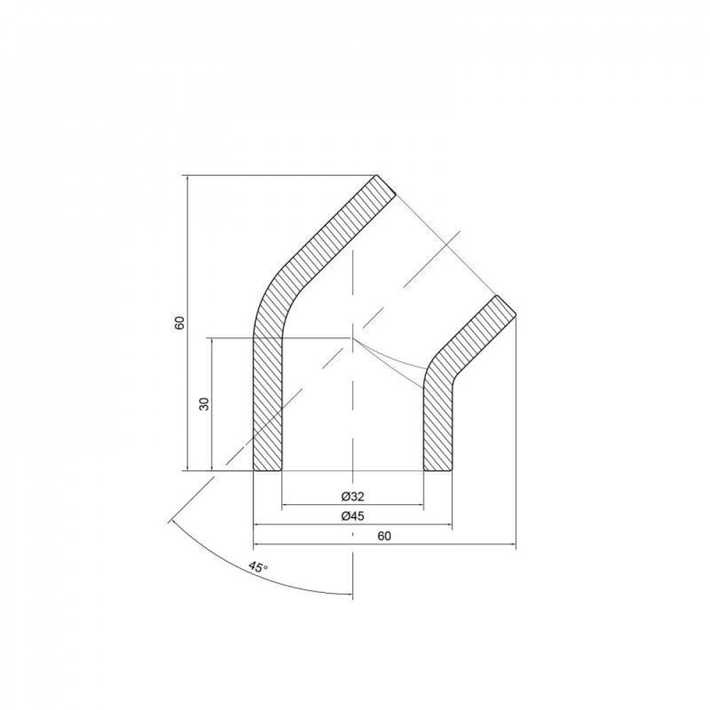 Кутик PPR Thermo Alliance 32, 45° SD00029400