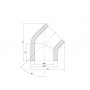 Кутик PPR Thermo Alliance 40, 45° SD00029401