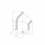 Кутик PPR Thermo Alliance 50, 45° SD00029402